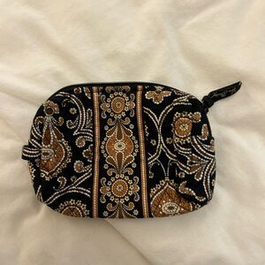 Vintage Vera Bradley Cafe latte makeup bag
